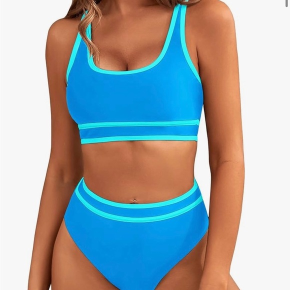 Blue and Aqua Bikini Set - Picture 1 of 10